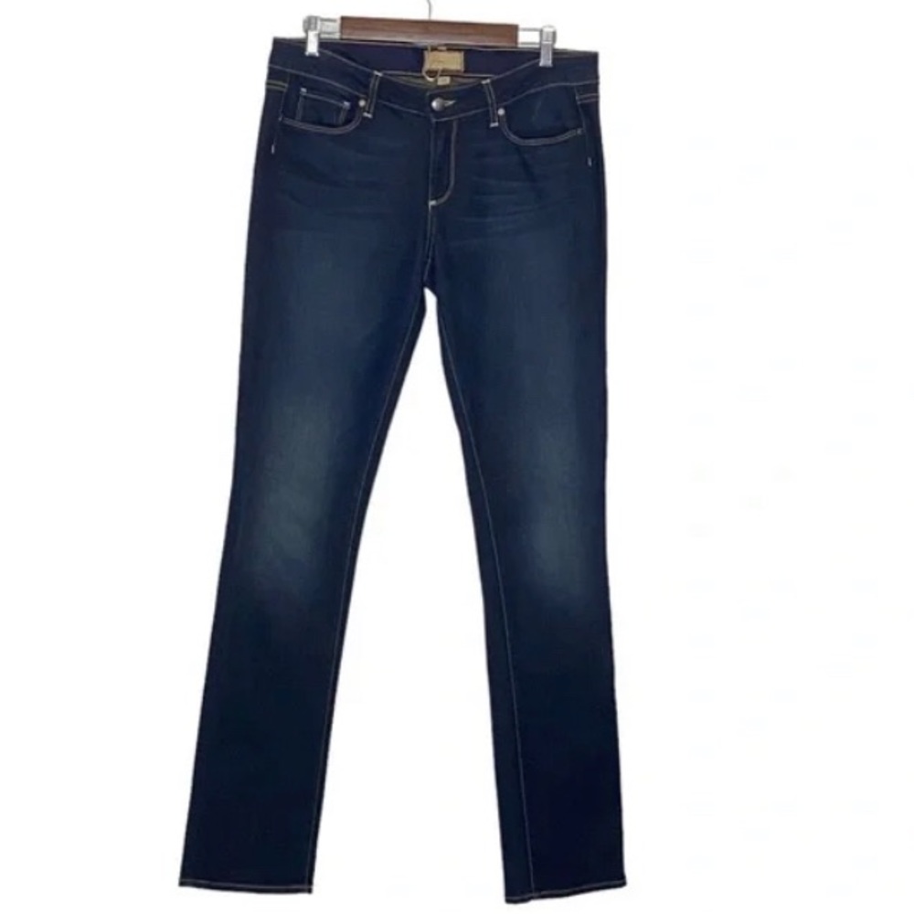 •gifted• PAIGE PEG STRAIGHT JEANS• Size 25 Peg Straight GUC - Picture 2 of 6